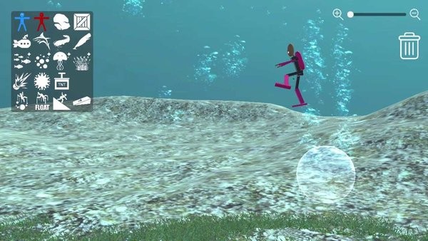 水下布娃娃人游乐场3d